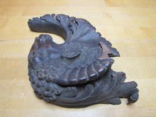 Load image into Gallery viewer, Antique Wooden Carved Rams Head Architectural Hardware Element Salvage Part Piece Art
