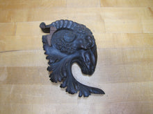 Load image into Gallery viewer, Antique Wooden Carved Rams Head Architectural Hardware Element Salvage Part Piece Art
