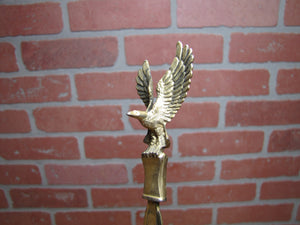 Spread Winged Perched Eagle Vintage Letter Opener Ornate Detail Desk Art Tool Figural Bird