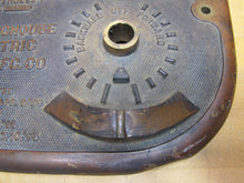 Load image into Gallery viewer, WESTINGHOUSE ELECTRIC AND MFG CO CONTROLLER Antique Street Car Trolley Bronze Panel Sign patent 1880/90s BACKWARD OFF FORWARD
