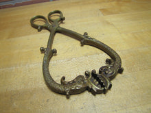 Load image into Gallery viewer, Dauphin Koi Devil Fish Serpent Beast Antique Figural Decorative Art Fireplace Tongs Tool
