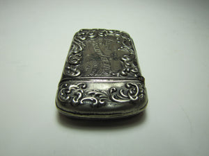 LEHIGH PORTLAND CEMENT ALLENTOWN PA Old Advertising Match Holder Safe Vesta Sign Ad