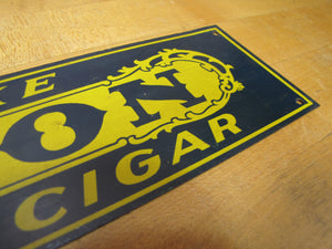SMOKE CATON QUALITY CIGAR Original 1920s Tin Store Advertising Sign