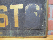 Load image into Gallery viewer, DR CONFORTO DENTISTS Antique Wooden Smatlz Double Sided Ad Sign GEO DEHLER
