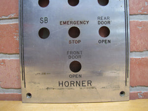 HORNER Old Elevator Control Panel Architectural Hardware Part CAPACITY 1500 LBS
