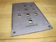 Load image into Gallery viewer, HORNER Old Elevator Control Panel Architectural Hardware Part CAPACITY 1500 LBS
