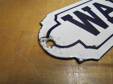 Load image into Gallery viewer, WAITING ROOM Original Old Porcelain Sign Railroad Subway Doctor Dentist Shop Pub

