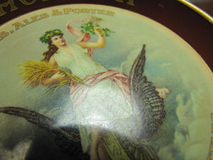 BARTHOLOMAY ROCHESTER NY BEERS ALES PORTER Antique Advertising Pre Prohibition Sign Tip Tray CHAS SHONK LITHO CHICAGO