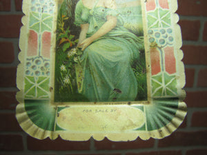 ROCKFORD WATCHES Antique Jewelry Advertising Tip Tray H D BEACH Coshocton Ohio