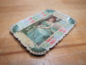 ROCKFORD WATCHES Antique Jewelry Advertising Tip Tray H D BEACH Coshocton Ohio