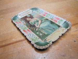 ROCKFORD WATCHES Antique Jewelry Advertising Tip Tray H D BEACH Coshocton Ohio