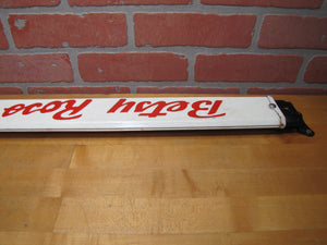 BETSY ROSS BREAD Old Double Sided Embossed Metal Country Store Doorpush Advertising Sign Door Push