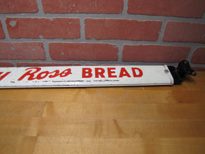 BETSY ROSS BREAD Old Double Sided Embossed Metal Country Store Doorpush Advertising Sign Door Push