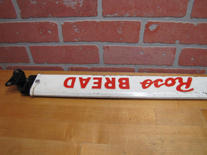 BETSY ROSS BREAD Old Double Sided Embossed Metal Country Store Doorpush Advertising Sign Door Push