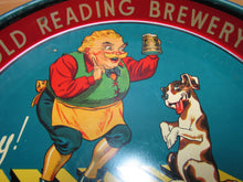 Load image into Gallery viewer, OLD READING BEER BREWERY PA Original Old Advertising Tray Sign Pub Tavern Bar Ad

