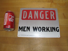 Load image into Gallery viewer, DANGER MEN WORKING Old Ad Sign EMPLOYERS MUTUAL LIABILITY INSURANCE Co WISCONSIN
