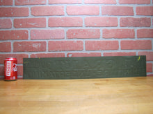 Load image into Gallery viewer, F L GRANT SALAMANCA FURNITURE UNDERTAKING Orig Old Embossed Tin Advertising Sign
