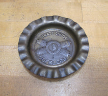 Load image into Gallery viewer, PRATT CHUCK MUFFLERS Old Advertising Ashtray Tray Sign FRANKFORT NY Tool Equipment Ad
