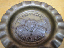 Load image into Gallery viewer, PRATT CHUCK MUFFLERS Old Advertising Ashtray Tray Sign FRANKFORT NY Tool Equipment Ad
