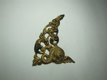 Load image into Gallery viewer, Antique Decorative Arts Brass Hardware Element Winged Beast Serpent Koi Devil Fish Detailed
