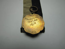 Load image into Gallery viewer, 1916 BC BOSTON COLLEGE Wrestling Antique Sports Award Medallion DIEGES &amp; CLUST Plated
