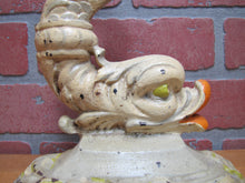Load image into Gallery viewer, Serpent Dauphin Koi Devil Fish Old Prototype Cast Iron Doorstop Decorative Art Statue Figural Door Stopper
