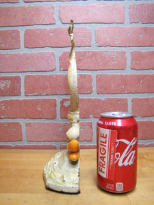 Serpent Dauphin Koi Devil Fish Old Prototype Cast Iron Doorstop Decorative Art Statue Figural Door Stopper