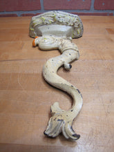 Load image into Gallery viewer, Serpent Dauphin Koi Devil Fish Old Prototype Cast Iron Doorstop Decorative Art Statue Figural Door Stopper
