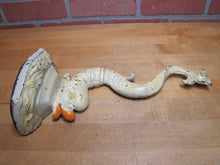 Load image into Gallery viewer, Serpent Dauphin Koi Devil Fish Old Prototype Cast Iron Doorstop Decorative Art Statue Figural Door Stopper
