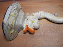 Load image into Gallery viewer, Serpent Dauphin Koi Devil Fish Old Prototype Cast Iron Doorstop Decorative Art Statue Figural Door Stopper
