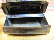 Load image into Gallery viewer, SYNDICATE ON THE SQUARE CLOTHIERS &amp; FURNISHERS FOR MEN and BOYS Antique Advertising Tin Match Holder

