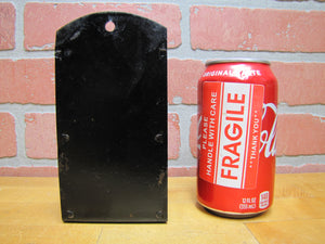 SYNDICATE ON THE SQUARE CLOTHIERS & FURNISHERS FOR MEN and BOYS Antique Advertising Tin Match Holder