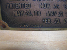 Load image into Gallery viewer, WESTINGHOUSE ELECTRIC &amp; MFG Co AIR BLAST TRANSFORMER Antique Nameplate Sign 3-8-12 1912

