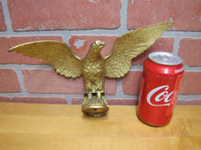 Load image into Gallery viewer, SPREAD WINGED EAGLE Old Brass Finial Topper Ornate Decorative Arts Hardware Element
