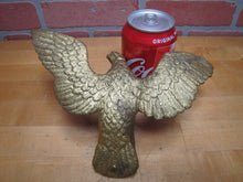 Load image into Gallery viewer, SPREAD WINGED EAGLE Old Brass Finial Topper Ornate Decorative Arts Hardware Element
