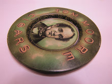 Load image into Gallery viewer, TOM MOORE CIGARS Antique Advertising Tray Tip Card Trinket Ashtray SAVAGE Co NY
