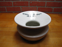Load image into Gallery viewer, SHUSTER PLUMBING SUPPLY Co PHILADELPHIA Antique Porcelain Advertising Cuspidor Spittoon

