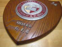 Load image into Gallery viewer, CORNELL UNIVERSITY Original Old Advertising Plaque Sign 1934 HOTEL G F B
