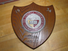 Load image into Gallery viewer, CORNELL UNIVERSITY Original Old Advertising Plaque Sign 1934 HOTEL G F B
