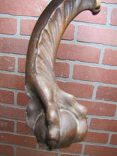 Load image into Gallery viewer, Antique Beautiful Maiden Claw Foot Wooden Decorative Arts Hardware Element Salvage Part
