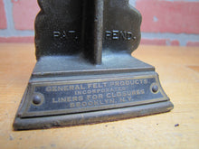 Load image into Gallery viewer, DEVILS BEASTS PITCHFORK FLAMES GENERAL FELT BROOKLYN NY Old Advertising Thermometer Ad Sign Snow Miser Figural Therm
