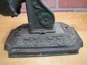 Antique Decorative Arts Cast Iron Sconce Light Fixture Base Architectural Hardware Element