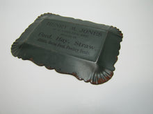 Load image into Gallery viewer, HENRY JONES Dealer FEED HAY STRAW 40 E CHELTEN AVE Old Advertising Tray DEAD GAME Hunters
