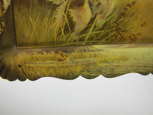 HENRY JONES Dealer FEED HAY STRAW 40 E CHELTEN AVE Old Advertising Tray DEAD GAME Hunters