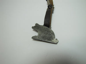 L J SCHWABACHER CHICAGO Antique Advertising Fob PROVISIONS GRAIN STOCK COTTON
