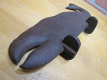 Load image into Gallery viewer, Antique Cast Iron Whale Doorstop Folk Art Decorative Statue Nautical Sea Ocean Sign Advertising Artwork
