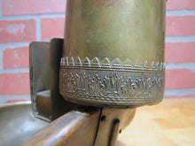 Load image into Gallery viewer, Antique Antlers Horns Folk Art Smoking Set Ashtray Matchbox Holder Cigar Cigarette Cup Holder
