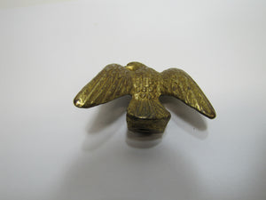 EAGLE Old Brass Finial Decorative Hardware Element Spread Winged Detailed