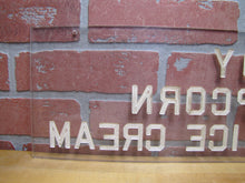 Load image into Gallery viewer, CANDY POPCORN ICE CREAM Old Theatre Concession Stand Boardwalk Carnival Advertising Sign
