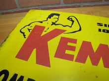 Load image into Gallery viewer, KEMP COMPOST &amp; SOIL SHREDDERS Old Feed Seed Hardware Store Dealer Advertising Sign Since 1890
